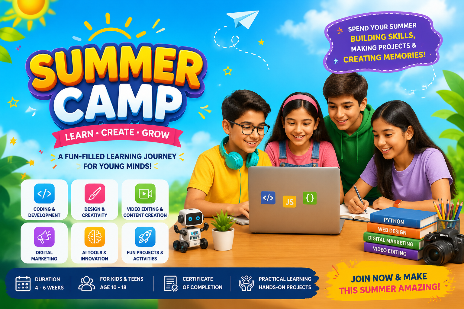 Summer Tech & Creative Camp